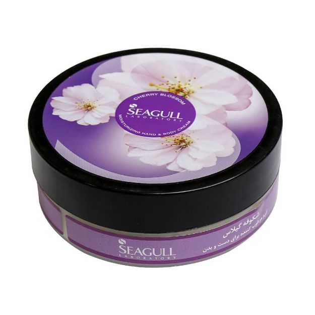 کرم مرطوب کننده دست و بدن سی گل با رایحه شکوفه های گیلاس - Seagull Cherry Blossom hand and body Cream