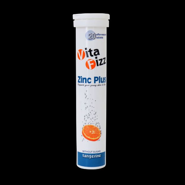 قرص جوشان زینک پلاس ویتافیز ۲۰ عددی - Vita Fizz Zinc Plus 20 Effervescent Tablets