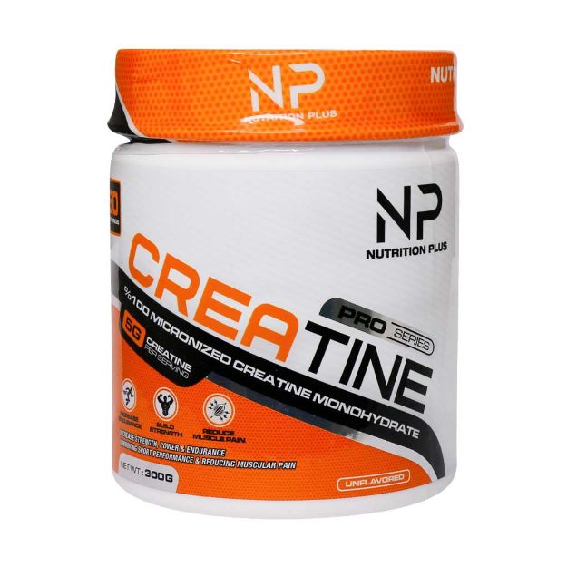 پودر کراتین پرو نوتریشن پلاس 300 گرم - Nutrition Plus Pro Creatine Powder 300 g