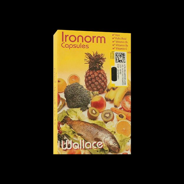 کپسول آیرونورم والاس ۲۵ عددی - Wallace Ironorm 25 Capsules