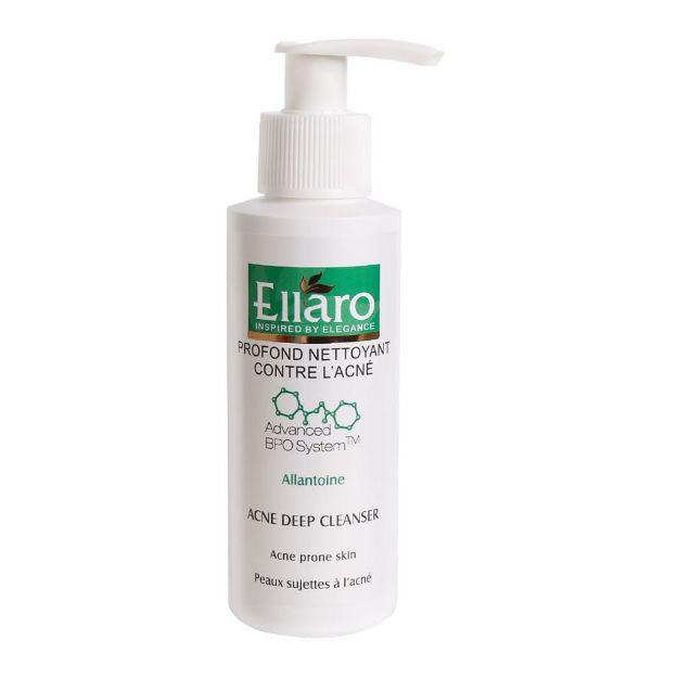 شوینده عمقی پوست دارای جوش الارو حاوی بنزوئیل پروکساید 100 میلی لیتر - Ellaro Acne Deep Cleanser 100 ml