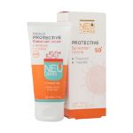 کرم ضد آفتاب نئودرم⁺SPF50 مدل هایلی پروتکتیو مناسب پوست های معمولی و خشک ۵۰ میلی لیتر - Neuderm Highly Protective Sunscreen SPF50⁺ Cream for Normal And Dry Skins 50 ml