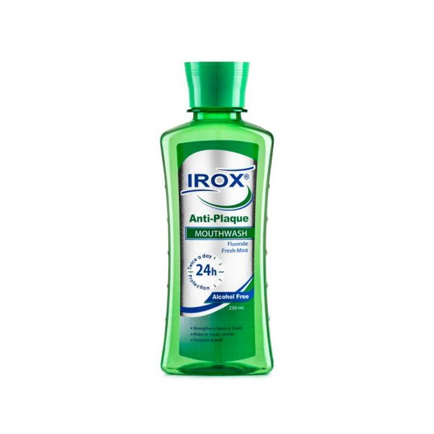 دهانشویه آنتی پلاک ایروکس 250 میلی لیتر - Irox Anti Plaque Mouth Wash 250 ml