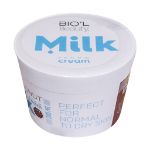 کرم نرم کننده پوست شیر و نارگیل بیول مناسب پوست نرمال تا خشک 200 میلی لیتر - Biol Coconut Milk Renew Cream 200 ml