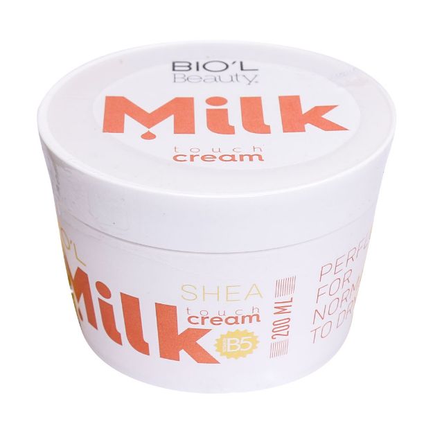 کرم نرم کننده پوست شیر و شیا بیول مناسب پوست نرمال تا خشک 200 میلی لیتر - Biol Shea Milk Renew Cream 200 ml