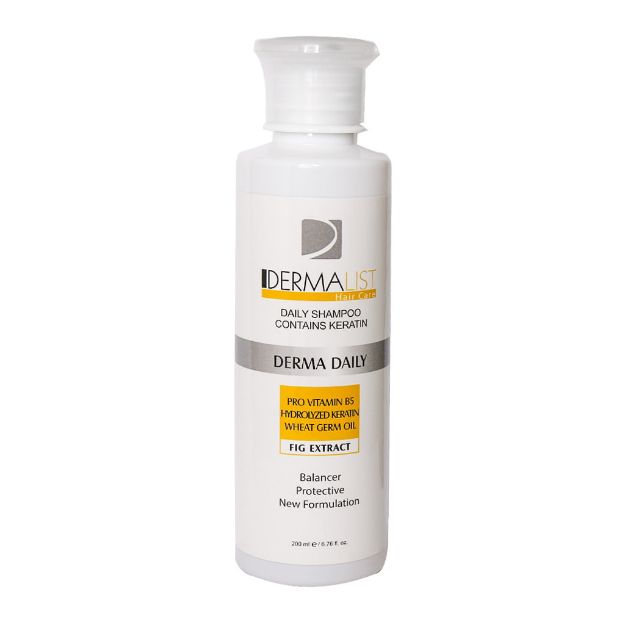 شامپو کراتینه روزانه درمالیست 200 میلی لیتر - Dermalist Daily Contains Keratin Shampoo 200 ml