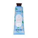 کرم مرطوب کننده دست ویت یو حاوی عصاره وانیل و روغن آرگان 50 میلی لیتر - With You French Vanilla And Argan Oil Hand Cream 50 ml