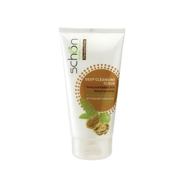 کرم اسکراب شون با عصاره گردو 150 میلی لیتر - Schon Deep Cleansing Scrub With Walnut Exfoliator 150 ml