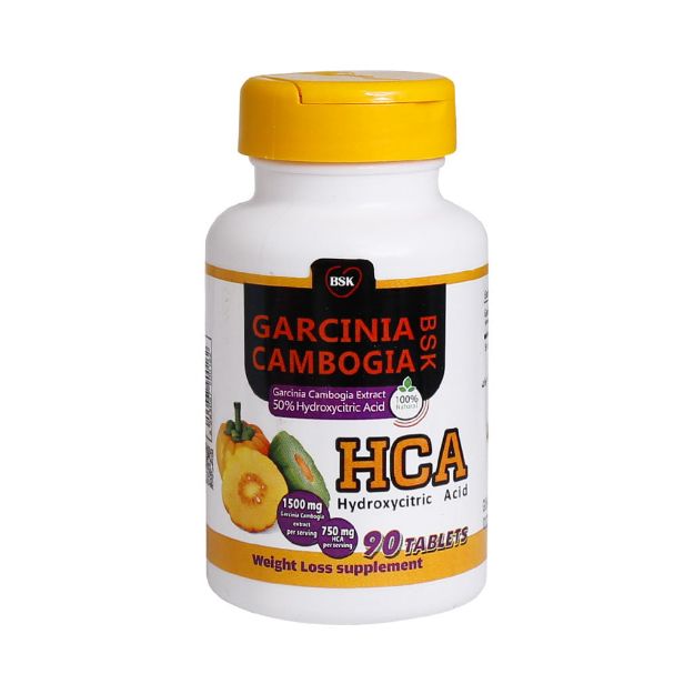 قرص عصاره گارسینیا کامبوجیا بی اس کی 90 عدد - BSK Garcinia Cambogia Extract 90 Tablets