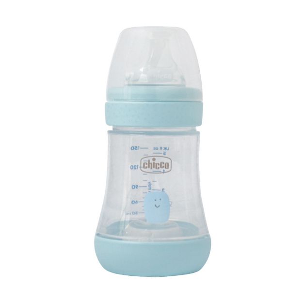 شیشه شیر ضد نفخ پرفکت 5 چیکو مناسب نوزادان از بدو تولد 150 میلی لیتر - Chicco Perfect 5 Breast Feeding Bottles For Babies From Birth 150 Ml