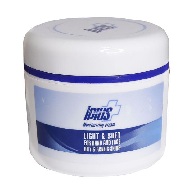 کرم مرطوب کننده فاقد چربی آی پلاس مناسب پوست‌ های چرب و جوش دار 150 گرم - Iplus Non-greasy Moisturizing Cream 150 gr