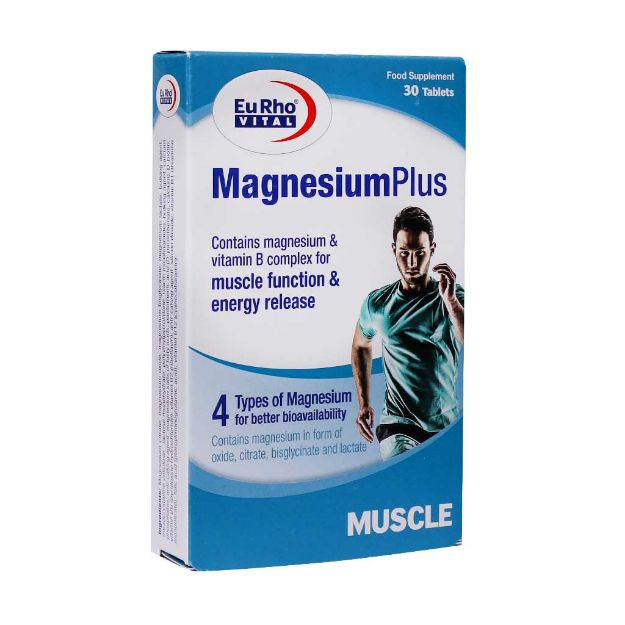 قرص منیزیم پلاس یوروویتال 30 عدد - Eurhovital Magnesium Plus 30 Tabs