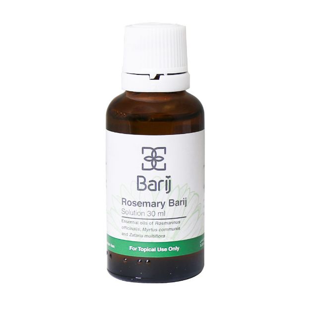 محلول تقویت مو و ابرو رزماری باریج اسانس ۳۰ میلی لیتر - Barij Essence Hair And Eyebrow Tonic Solution Contain With Rosemary 30 ml