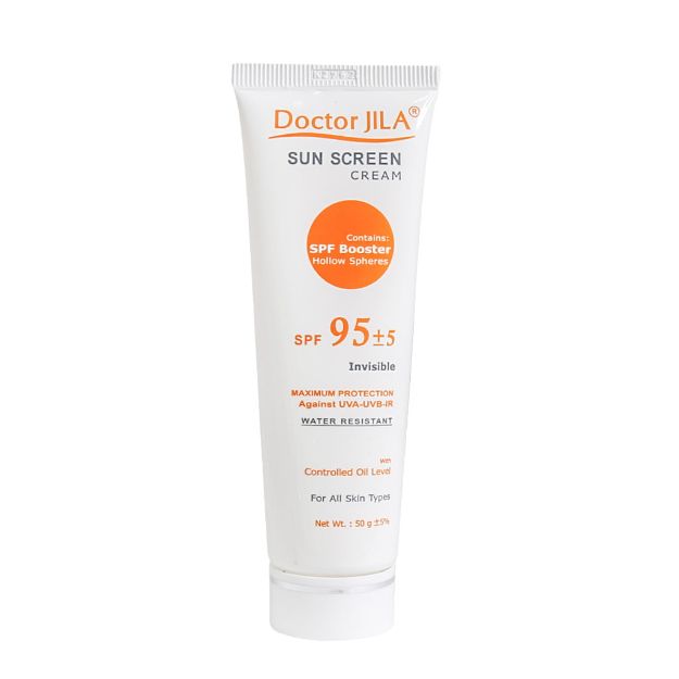 کرم ضد آفتاب SPF95 دکتر ژیلا با چربی کنترل شده 50 میلی لیتر - Doctor Jila Invisible Sunscreen Cream Controlled Oil Level SPF95 50 ml