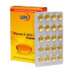 کپسول ویتامین E 400 واحد یوروویتال با منشا گیاهی ۶۰ عدد - EuRho Vital Vitamin E 400 IU 60 Caps