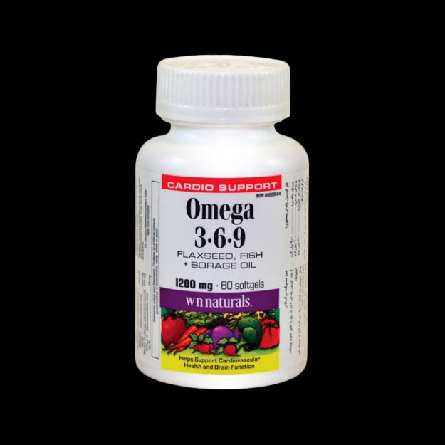 کپسول امگا 3 6 9 وبر نچرالز 60 عدد - Webber Naturals Omega 3.6.9 (1200mg) 60 Softgels