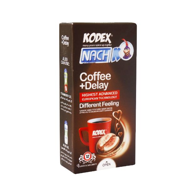 کاندوم تاخیری کافئین دار کدکس - Nachkodex Delay and Coffee Condoms