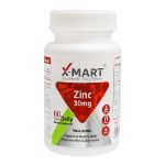 قرص زینک 30 میلی گرم ایکس مارت 60 عدد - X Mart Zinc 30mg 60 Tablets