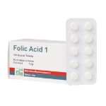 قرص فولیک اسید 1 میلی گرم مهر دارو 100 عدد - Mehr Darou Folic Acid 1 mg 100 Scored Tablets