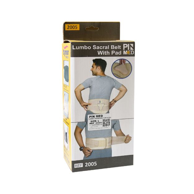 کمربند پد دار لومبو ساکرال پین مد کد 2005 - Pin Med Lumbo Sacral Belt With Pad Code 2005