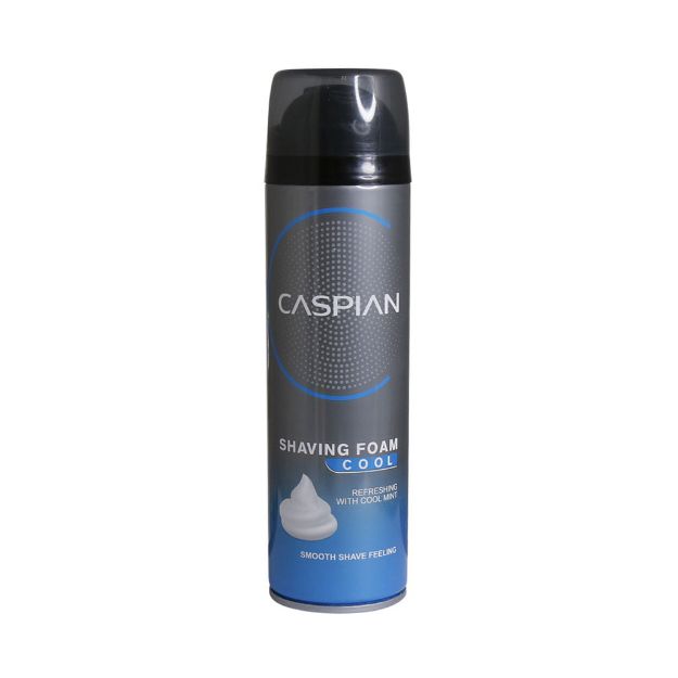 فوم اصلاح کاسپین مدل کول 200 میلی لیتر - Caspian Cool Shaving Foam 200 ml