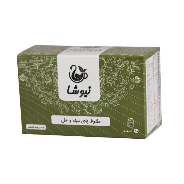 مخلوط چای سیاه و هل نیوشا ۲۰ عددی - Newsha Cardamom and Black Tea 20 Teabag