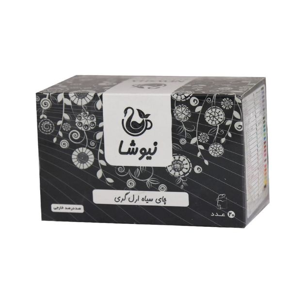 چای سیاه معطر(ارل گری) کیسه ای نیوشا ۲۰ عددی - Newsha Earl Grey Tea 20 Teabag