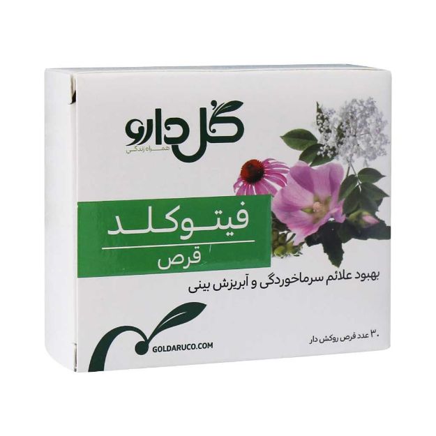 قرص روکش‎دار فیتوکلد گل دارو ۳۰ عددی - Goldaru Phytocold 30 Coated Tab