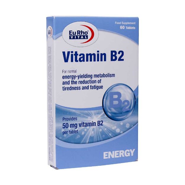 قرص ویتامین B2 یوروویتال 60 عدد - EuRhoVital Vitamin B2 60 tablets