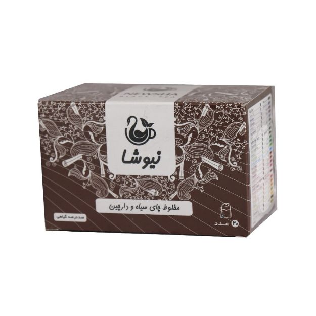 مخلوط چای سیاه و دارچین نیوشا ۲۰ عددی - Newsha Cinnamon and Black Tea 20 Teabag