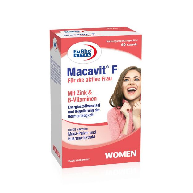 کپسول ماکاویت اف یوروویتال ۶۰ عدد - EuRho Vital Macavit F 60 caps