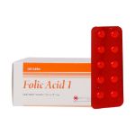 قرص فولیک اسید 1 میلی گرم روز دارو 100 عدد - Rouz Darou Folic Acid 1 mg 100 Tabs