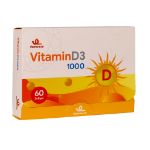 کپسول نرم ویتامین D3 1000 واحد ویتامین لایف 60 عدد - Vitamin Life Vitamin D3 1000 60 Softgel