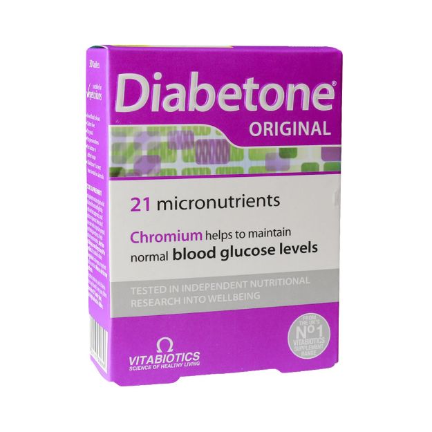 قرص دیابتون ویتابیوتیکس ۳۰ عددی - Vitabiotics Diabetone 30 Tabs