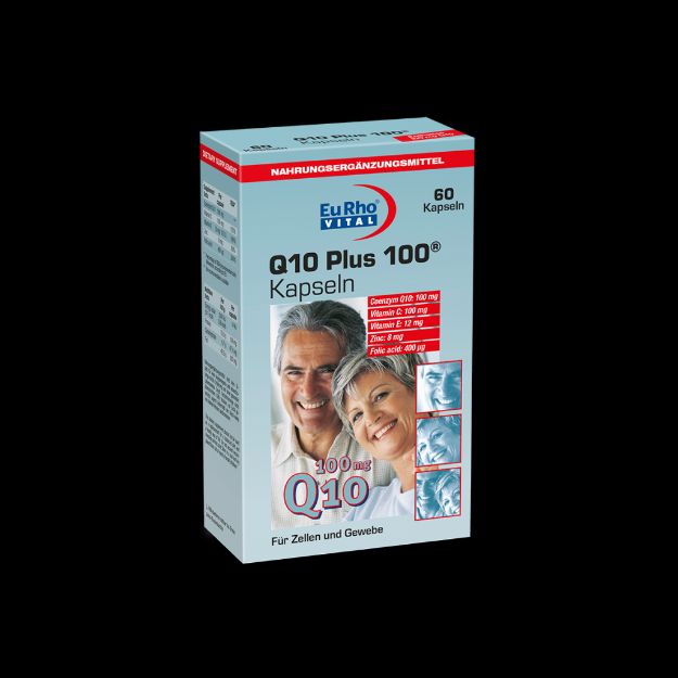 کپسول کیوتن پلاس ۱۰۰ یوروویتال ۶۰ عدد - EuRho Vital Q10 Plus 100mg 60 Caps