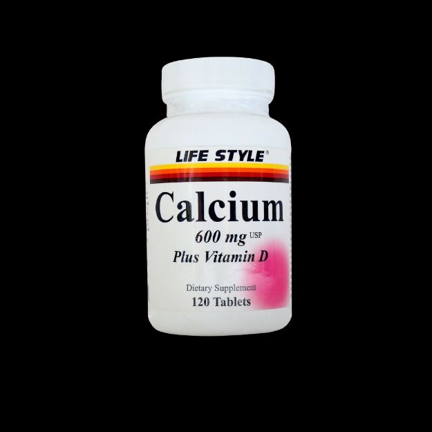 قرص کلسیم 600 و ویتامین D لایف استایل ۱۲۰ عدد - Life Style Calcium 600 + Vitamin D 120 Tab