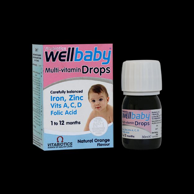 قطره ول بیبی ویتابیوتیکس ۳۰ میلی لیتر - Vitabiotics Well Baby Multi-Vitamin Drops 30 ml