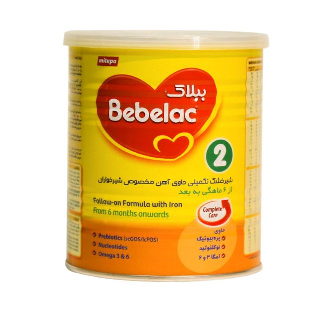 شیر خشک ببلاک ۲ میلوپا از ۶ تا ۱۲ ماهگی ۴۰۰ گرم - Milupa Bebelac 2 Milk Powder For Infants From 6 Months Onwards 400 g