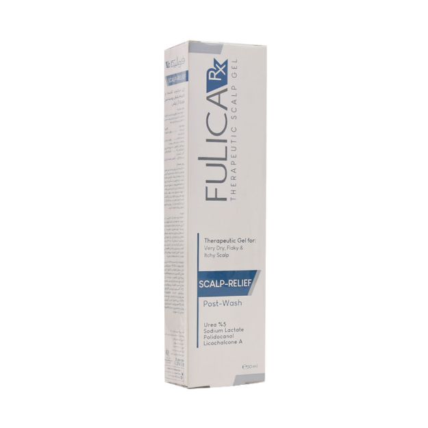 ژل مرطوب کننده و التیام بخش پوست سر فولیکا آر ایکس 50 میلی لیتر - Fulica Rx Scalp Relife Gel 50 ml