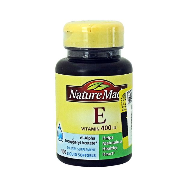 کپسول ژلاتینی ویتامین E 400 واحد نیچرمید ۱۰۰ عددی - Nature Made Vitamin E-400 IU dl-Alpha 100 Softgels