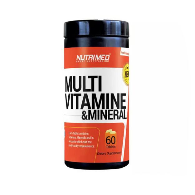 قرص مولتی ویتامین مینرال نوتریمد 60 عدد - NUTRIMED Multi Vitamin & Minerals 60 Tabs