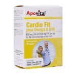 کپسول کار دیوفیت پلاس امگا و کیوتن آپوویتال 30 عدد - Apovital Cardio Fit Plus Omega And Q10 30 Caps