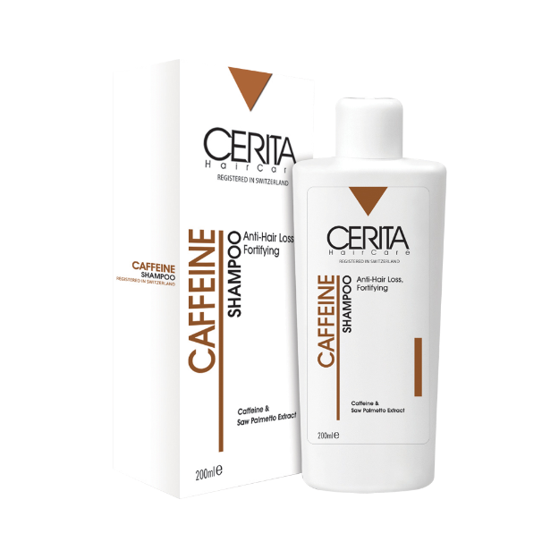 شامپو کافئین سریتا ۲۰۰ میلی لیتر - Cerita Caffeine Shampoo 200 ml