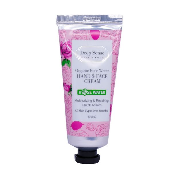 کرم مرطوب کننده دست و صورت گلاب دیپ سنس سی گل 60 میلی لیتر - Seagull Deep Sense Organic Rose Water Hand And Face Cream 60 ml