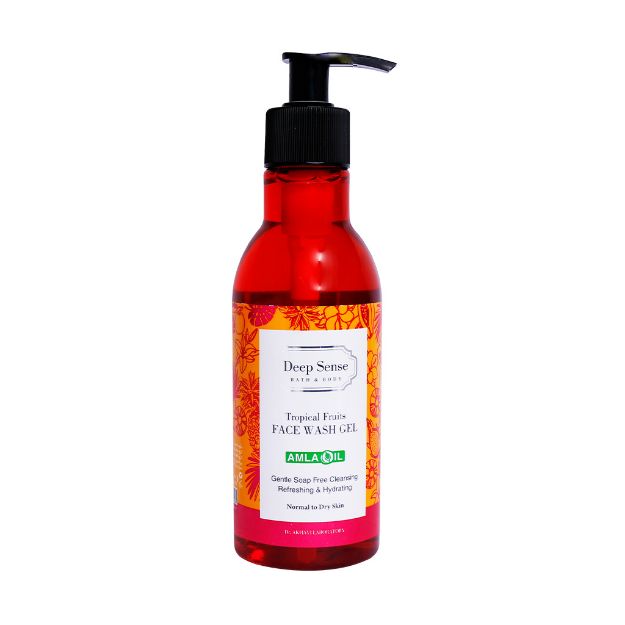 ژل شستشوی صورت پوست‌ خشک و معمولی تروپیکال دیپ سنس سی گل 250 میلی لیتر - Deep Sense Tropical Face Wash Gel For Dry Skins 250 ml