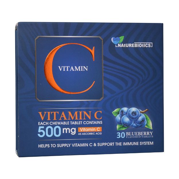 قرص جویدنی ویتامین C 500 میلی گرم نیچر بایوتیکس 30 عدد - Nature Biotics Vitamin C 500 mg 30 Tabs