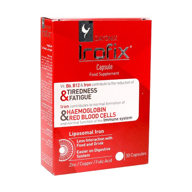 کپسول آیروفیکس دایونیکس فارما 30 عدد - Dayonix Pharma Irofix 30 Capsules