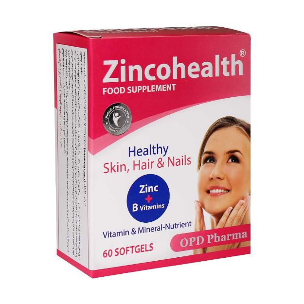 سافت ژل زینکو هلث او پی دی فارما 60 عدد - OPD Pharma Zincohealth 60 Softgels