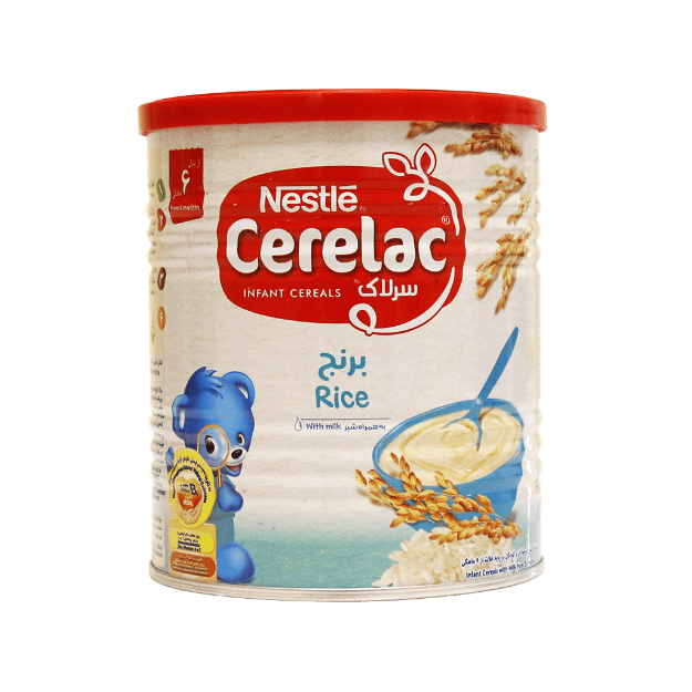 سرلاک برنج به همراه شیر نستله مناسب کودکان از پایان ۶ ماهگی ۴۰۰ گرم - Nestle Cerelac Rice With Milk 400 g