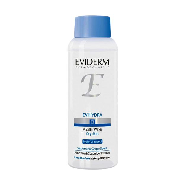 میسلار واتر اوی هیدرا پوست خشک و حساس اویدرم 230 میلی لیتر - Eviderm Evihydra Micellar Water For Dry Skin 230 Ml